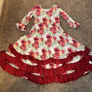 Maxi twirl dress size 12 girls